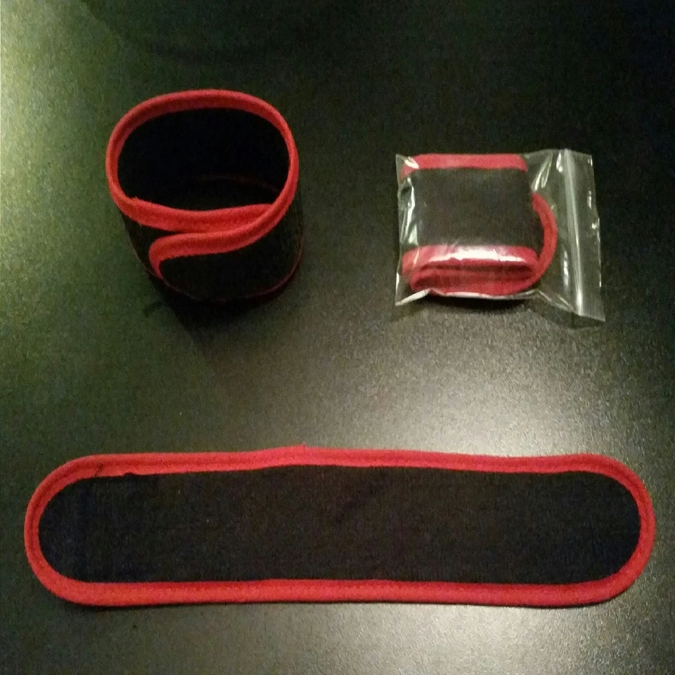 FJORD PREMIUM 4 x RutenKlettband 25 cm x 4 cm weiches Material ( SCHWARZ ROT ) Premium Angeln