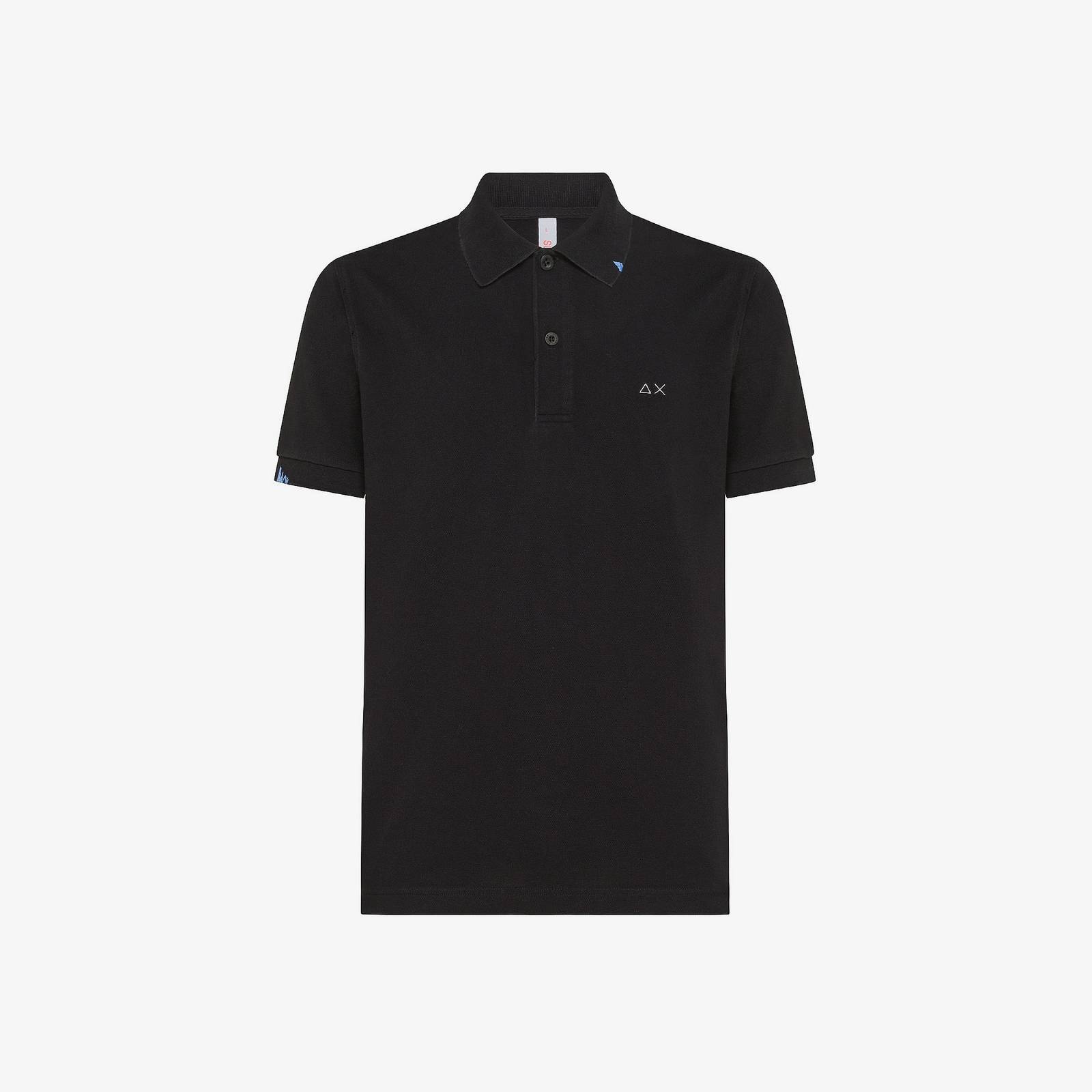 Sun 68 Polo Винтажное однотонное поло Nero - Taglia XXXL Abbigliamento Uomo Polo 16990₽