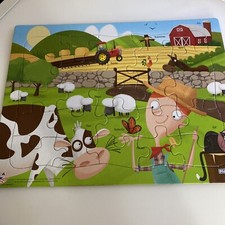 4 PlayMonster Kids Preschool Puzzles VGC zaw