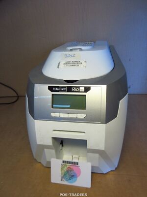 Magicard Rio Pro Magnetic Color Double-Sided CR-80 ID Card Printer - 3202 CARDS 