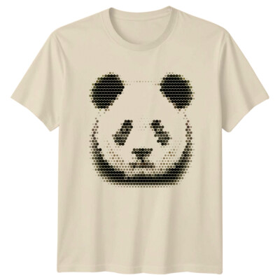 Pandakopf Tier Grafik Herren T-Shirt Damen Tee Unisex Oberteil