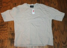 Men's PacSun Short Sleeve Sweatshirt Beige Brown Size M NWT Style 0125 34.95