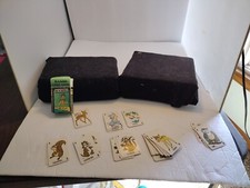 Vintage 1946 Miniature Bambi Game Playing Cards Vol.4 Boxed Set W/ Instr. Read