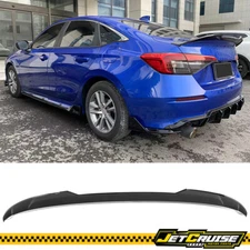 Fits 22-26 Honda Civic 11th FE-C Style Rear Trunk Spoiler Wing Gloss Black -ABS