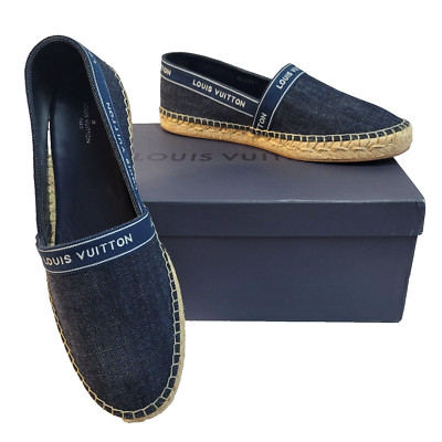 NEW in BOX Louis Vuitton Marine Denim Croisiere Espadrilles - Size 39
