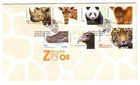 2012 FDC Australia. Australian Zoos. Tiger Pict.FDI  "PARKVILLE"