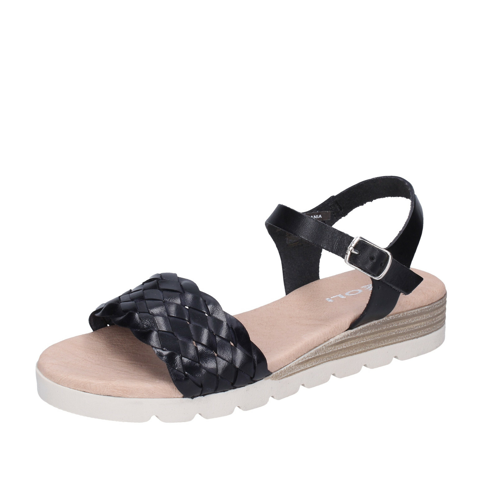 Womens shoes RIZZOLI 6 (EU 36) sandals black leather BK604-36