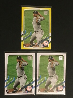 Albert Abreu 2021 Topps Yellow Walgreens RC #88 & 2 Base RC #88