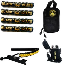 Black Beard Fire Starter The Pirates Plunder - Survival Tinder Outdoor Gear USA