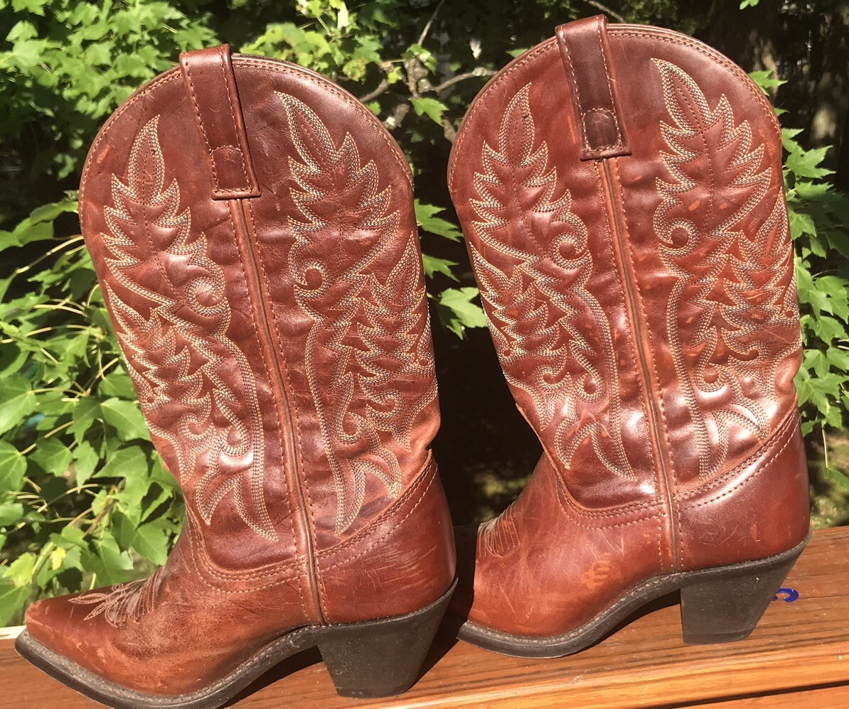 Laredo 51059 Madison Casual Western Brown Leather Cowboy