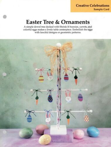 Easter Tree &amp; Ornaments Centerpiece Aleen&#039;s Big Book of Crafts Pattern 1994