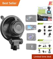 Dash Cam Mount ABS 360 Rotation Suction Cup Heat Resistant for Car Cameras