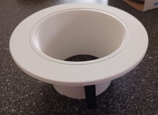 Halo White Recessed Ceiling Light Trim w/ Baffle. 993W. New. Free Shipping.
