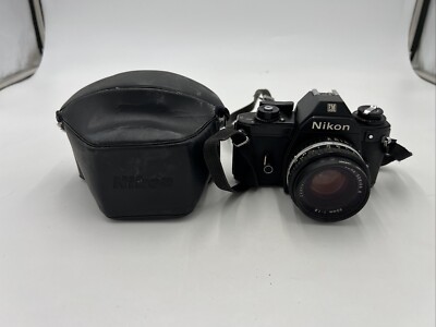 Nikon EM フィルムカメラ Nikon 50mmレンズ付き Nikon EM Film Camera with Nikon 50mm f1.8 Series-E lens W Nikon
