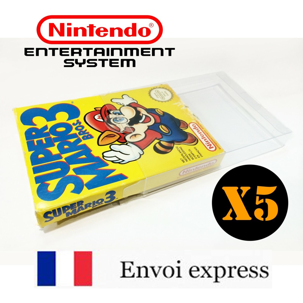 Boîtier De Protection Rigide Pour Jeux Nintendo NES - Neuf Sous Blister