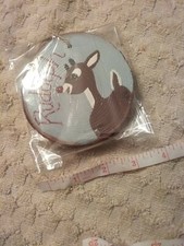 "RUDOLPH"Wood Slice accent piece/ornament - handpainted - Made in USA