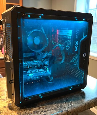 Gaming PC Nvidia GTX 1660 ryzen 7 2700 16 gb ram 500 watt psu B450 tomahawk 