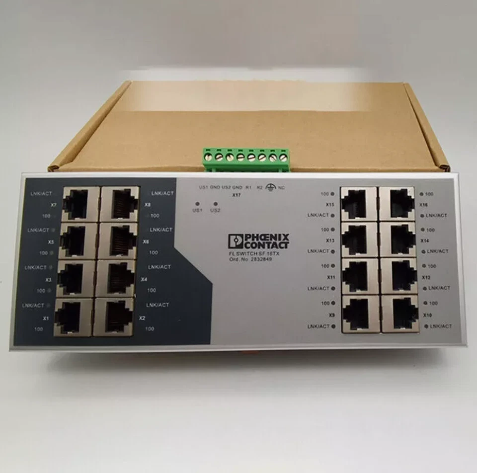 NEW PHOENIX CONTACT SF 16TX 2832849 Ethernet Switch - Image 3 of 4