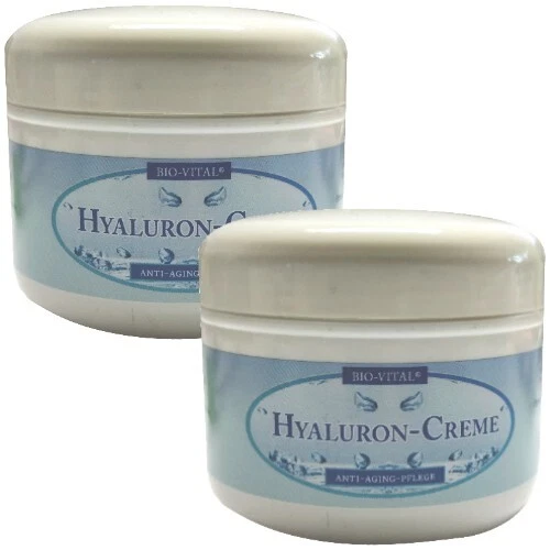 BIO-VITAL Hyaluron Tagescreme Hyaluronsäure Creme 250ml 2er P.