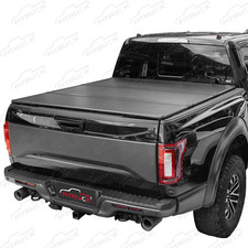 6.6ft 78.9 Frp Hard Tri-fold Truck Bed Cover For 07-25 Silverado Sierra 1500