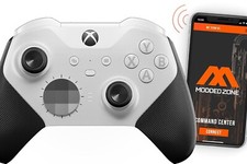 White CORE XBOX ONE ELITE 2 Series SMART Custom Modded Controller. Mods for FPS