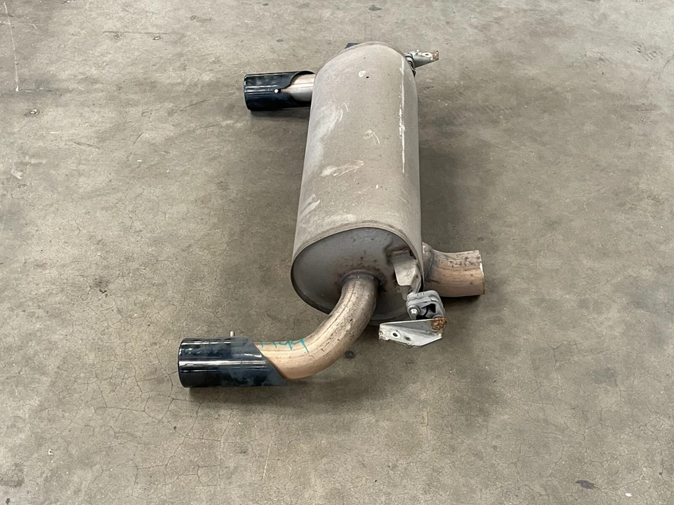 Tubo silenciador escape doble trasero BMW F22 M235i 14 15 16 con puntas 3,0 L OEM 1449 Foto 3 de 4