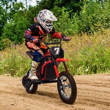 24V Ride on Motorcycle Electric Dirt Bike High Speed Off-Road Toys for 8 Year up