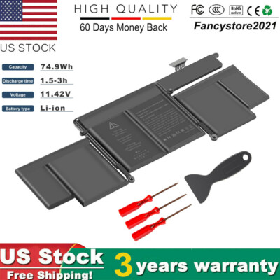  A1582 Laptop Battery for Apple MacBook Pro Retina 13'' A1502 Early 2015 Mid 2014