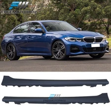 Fits 2019-2023 BMW 3 Series G20 Sedan 4DR M-Tech Style Side Skirts Splitter Pair