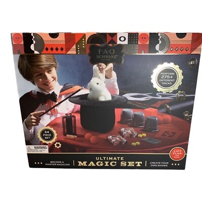 FAO Schwartz Ultimate Magic Set - 24 Piece Set - 275 Magic Tricks - Brand New
