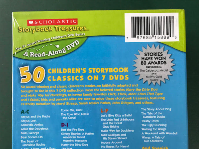 Treasury of 50 Storybook Classics (7 DVDs + Slipcover) MINT