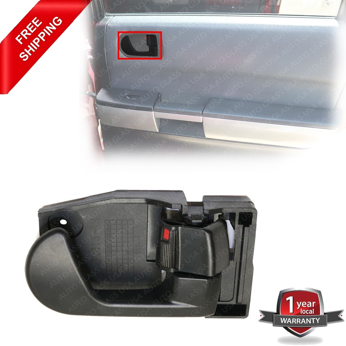 Interior Door Handle Passenger Side For 2004-2011 Mitsubishi