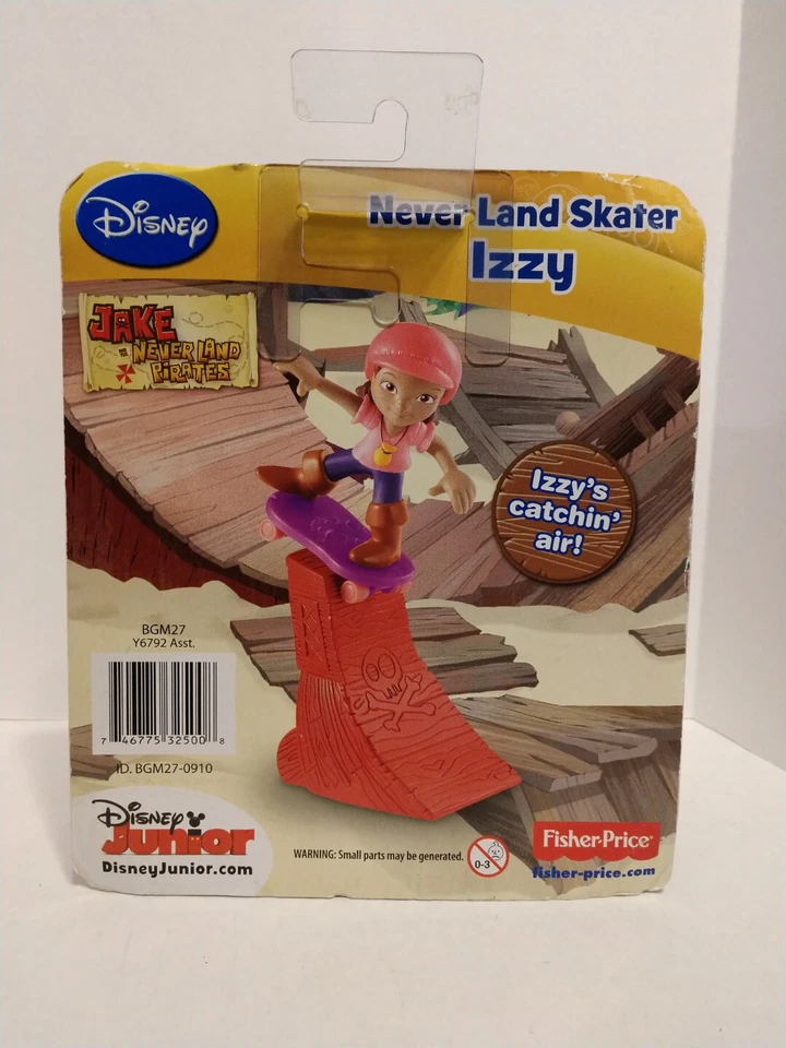 NUEVO ~ Fisher Price Disney Jake and The Neverland Pirates IZZY Never Land Skater Foto 4 de 4