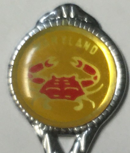 Vintage Souvenir Spoon US Collectible Maryland Crab