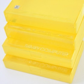 Cartridge Case x 4 SUPER MARIO BROS Version Yellow Famicom Nintendo 2029 fc