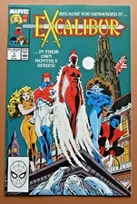 Marvel Comics 1988 Excalibur #1 ~ First Issue 1st Appearance Widget ~ VF VF+ 