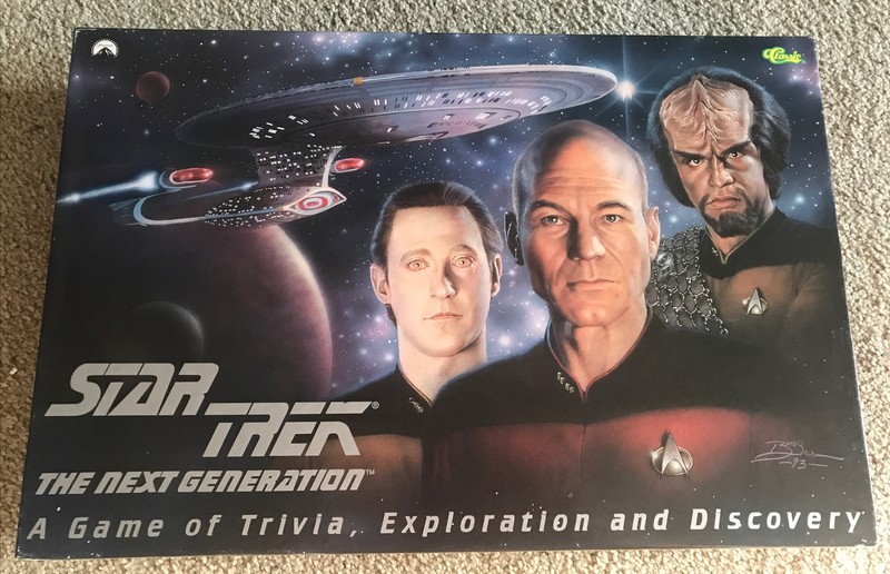 Star Trek The Next Generation - A Game Of Trivia Exploration Discovery 1993 LN