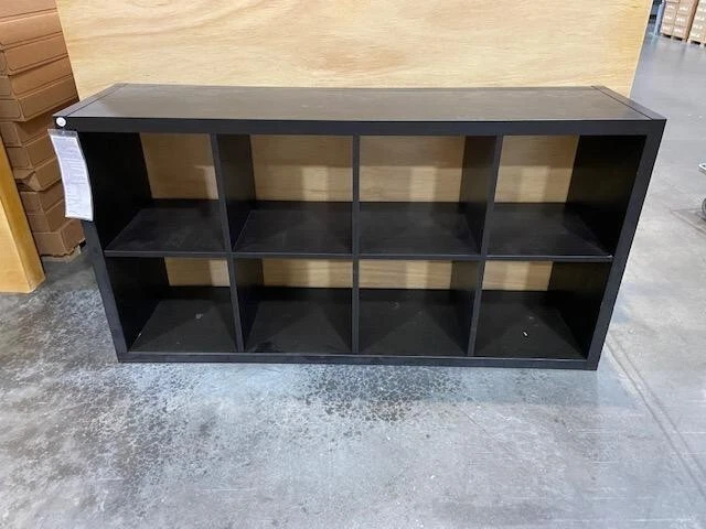 KALLAX Shelf unit, black-brown, 30 3/8x57 7/8 - IKEA