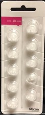 1 Pack Oticon 10mm Rite Open Domes. 10 Domes Total.