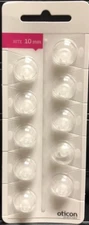1 Pack Oticon 10mm Rite Open Domes. 10 Domes Total.