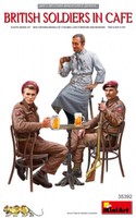 Miniart 35392 Britische Soldaten Im Cafe - 1:35