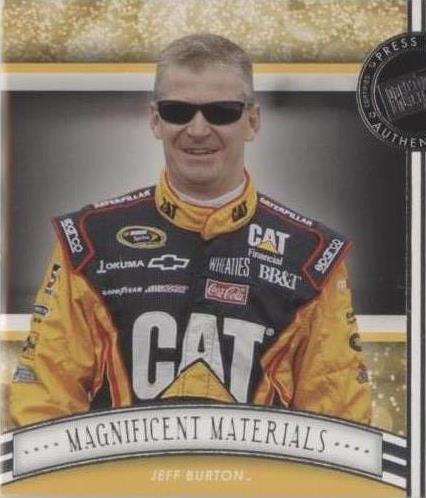 2012 Press Pass Fanfare - Jeff Burton #MM-JB - 1 of 1