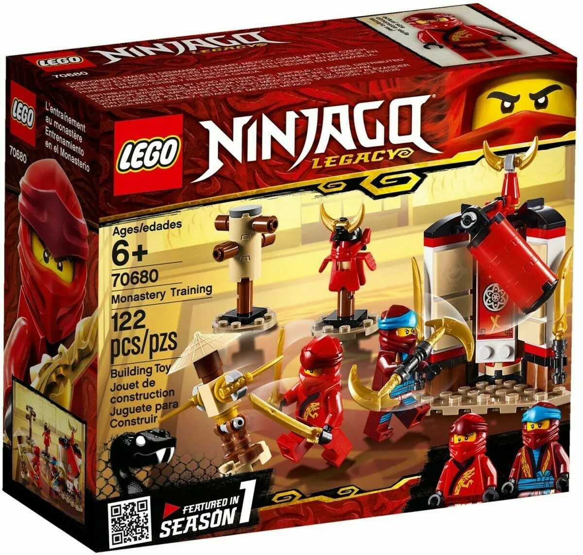 70680 MONASTERY TRAINING lego legos set NEW ninjago ninja KAI NYA