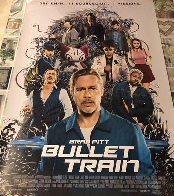 Bullet Train Poster Poster 100x70cm ORIGINAL Movie 2022 by David Leitc