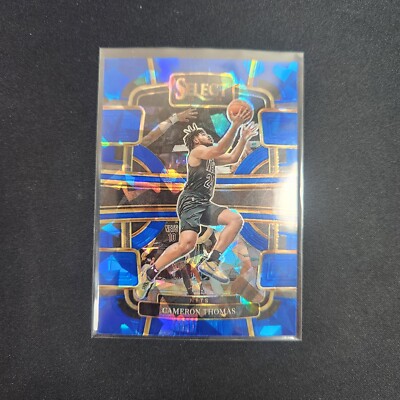 2023-24 Select CAMERON THOMAS Blue Cracked Ice Prizm Nets #6     L26