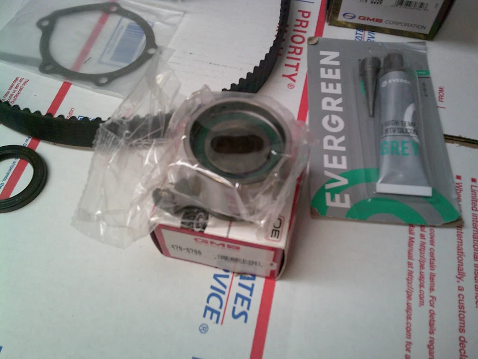 JUEGO DE JUNTAS DE CABEZA EVERGREEN KIT DE CORREA DE DISTRIBUCIÓN, BOMBA DE AGUA TOYOTA TERCEL 84-97 CAJA ABIERTA Foto 3 de 4