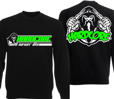 Pullover Gabber Wizzard HARDCORE WIZARD XX393 TECHNO GABBA SPEEDCORE INDUSTRIAL