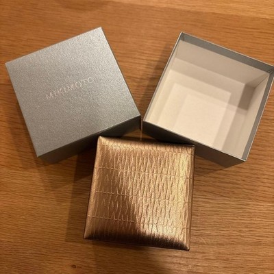 MIKIMOTO Jewelry Case Accessory Case Tokyo Ginza elegant Small items box  #175