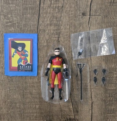 McFarlane DC Batman Animated Series BTAS Robin Black & Red NO Rene Montoya BAF