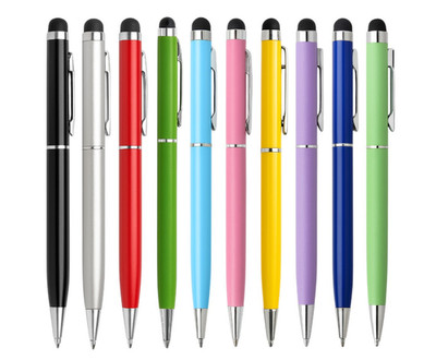 10x Eingabestift Kugelschreiber Touchpen Stylus Handy Tablet Smartphone Pen Set